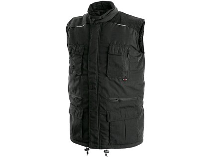 Pánská zimní vesta OHIO, černá, vel. 2XL